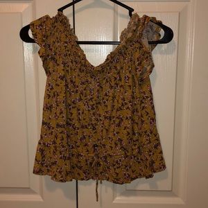 floral crop top